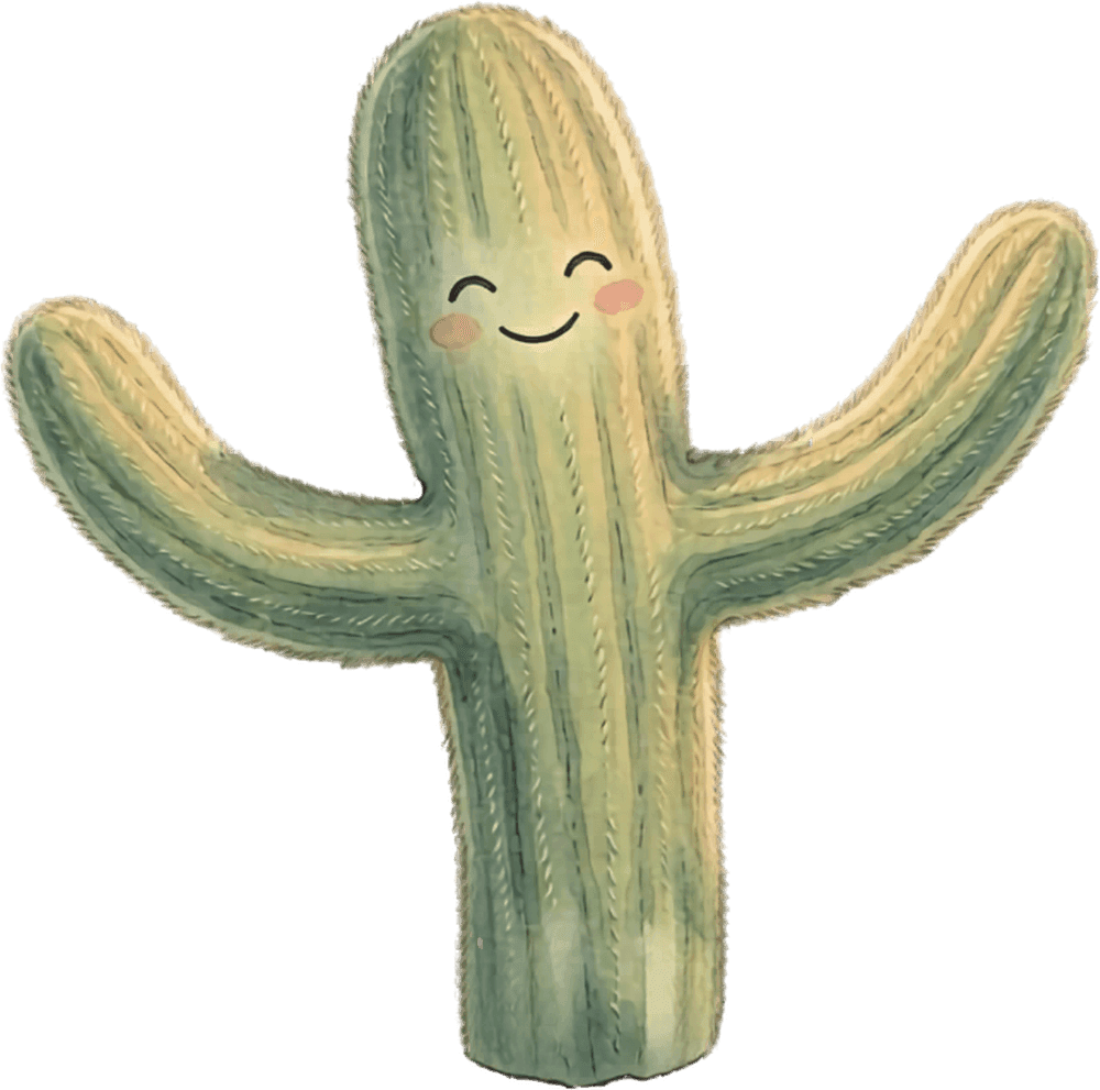 Spike standing tall and smiling with one arm raised